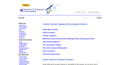 Desktop Screenshot of geneticsofpregnancy.com